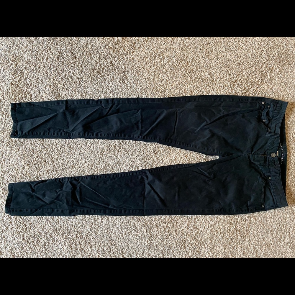 Banana Republic Black Skinny Chinos